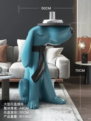 Figurka pies dekoracyjny podłogowy