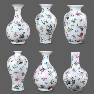 Ceramiczny wazon dekoracyjny porcelanowy, mały