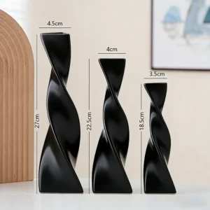 Ceramiczny wazon dekoracyjny 3 szt. w kształcie kosmity