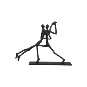 Abstrakcyjna drewniana statuetka minimalistyczna