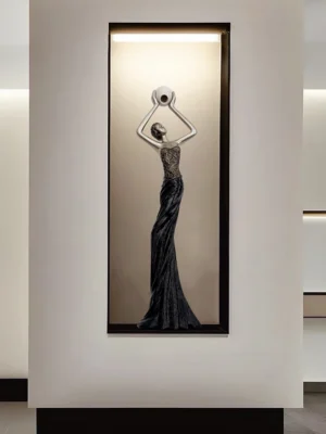 Figurka dekoracyjna 84 cm z żywicy