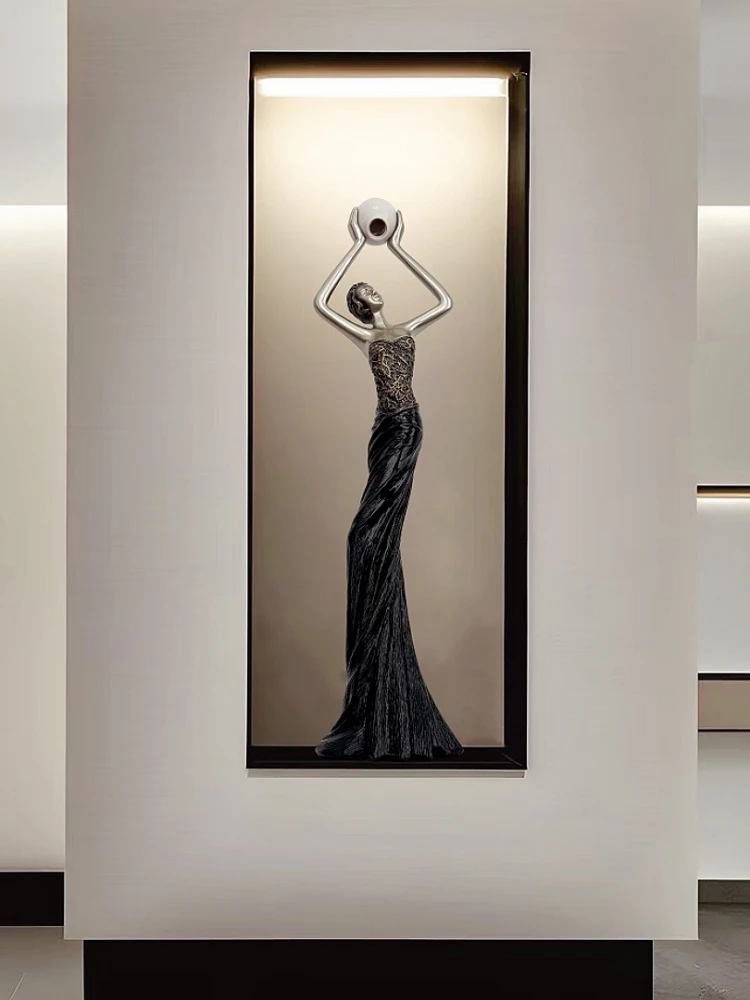 Figurka dekoracyjna 84 cm z żywicy