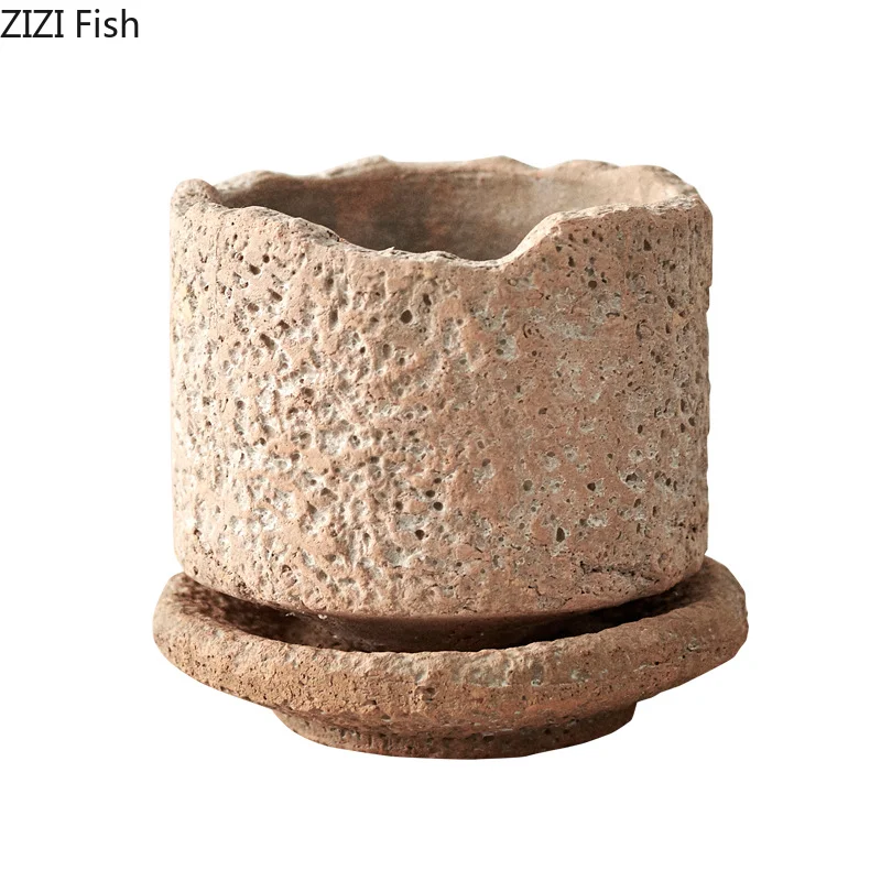Ceramiczny wazon dekoracyjny zielony