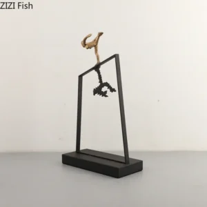 Figurka dekoracyjna metalowa