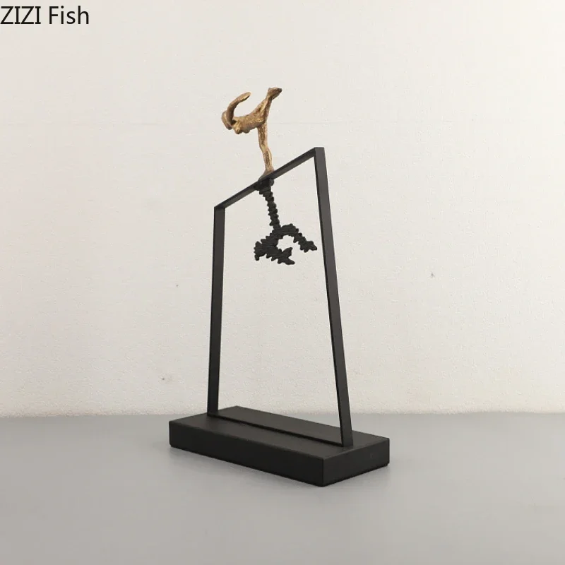 Figurka dekoracyjna metalowa