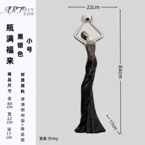 Figurka dekoracyjna 84 cm z żywicy
