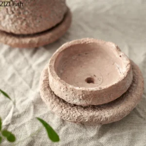 Ceramiczny wazon dekoracyjny zielony