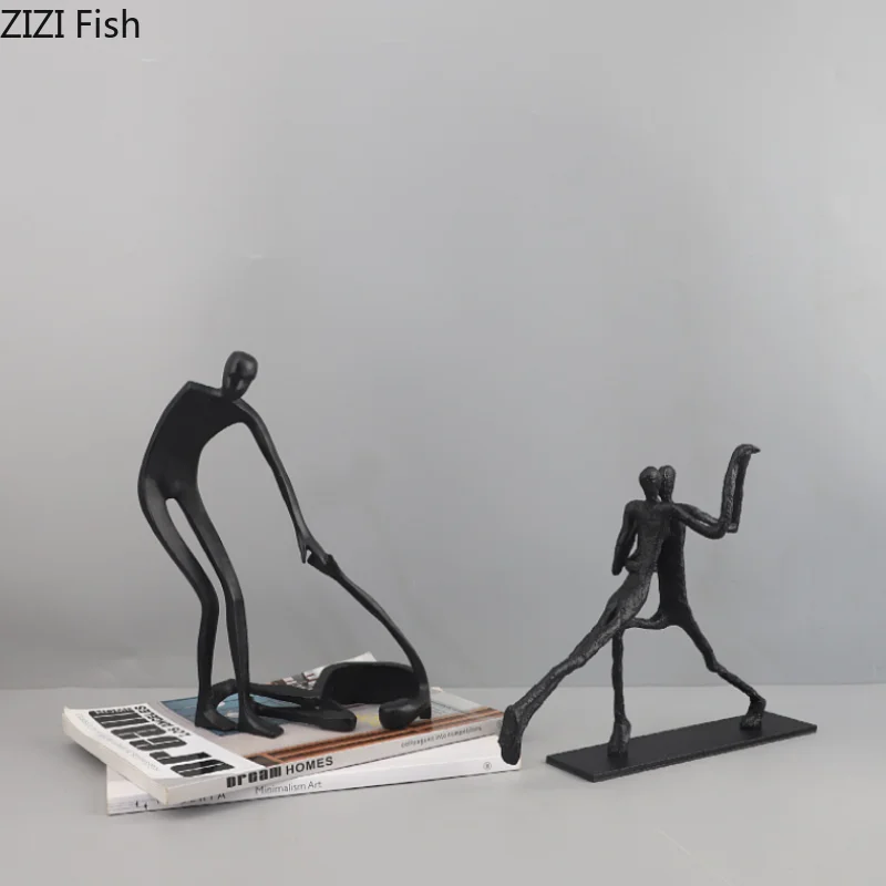 Abstrakcyjna figurka postaci w pozie sportowej - ujęcie produktu