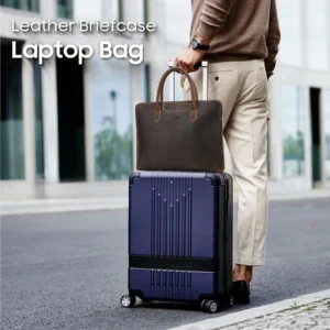 Skórzana torba biznesowa na laptopa
