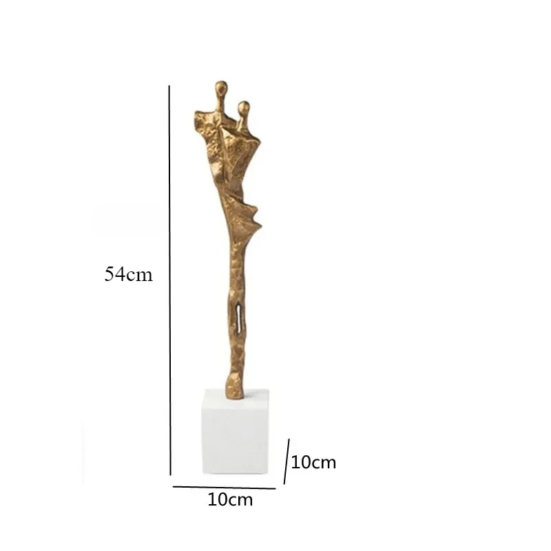 Figurka dekoracyjna metalowa