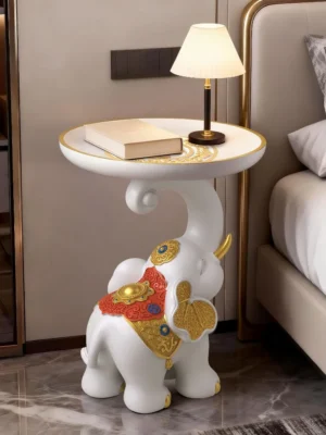 Stolik kawowy 34 cm z żywicy