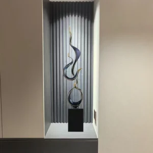 Figurka dekoracyjna metalowa
