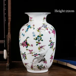 Ceramiczny wazon dekoracyjny porcelanowy, mały