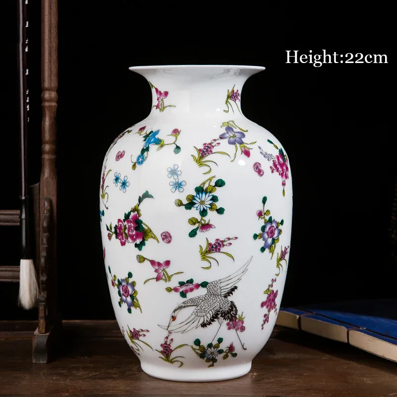 Ceramiczny wazon dekoracyjny porcelanowy, mały