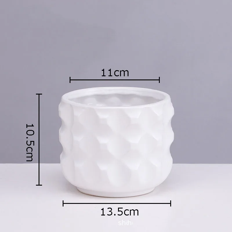 Ceramiczny wazon dekoracyjny minimalistyczny, porcelanowy