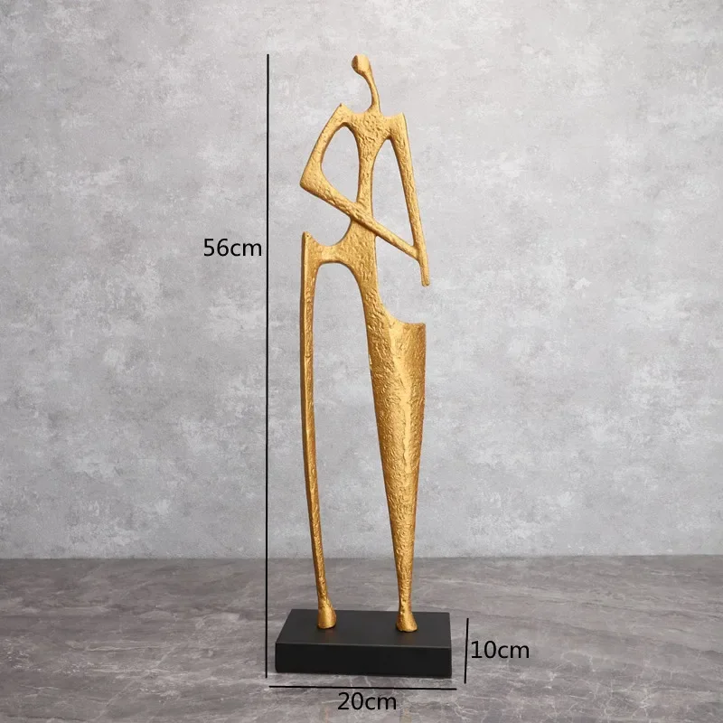 Żeliwna statuetka nóż do siana