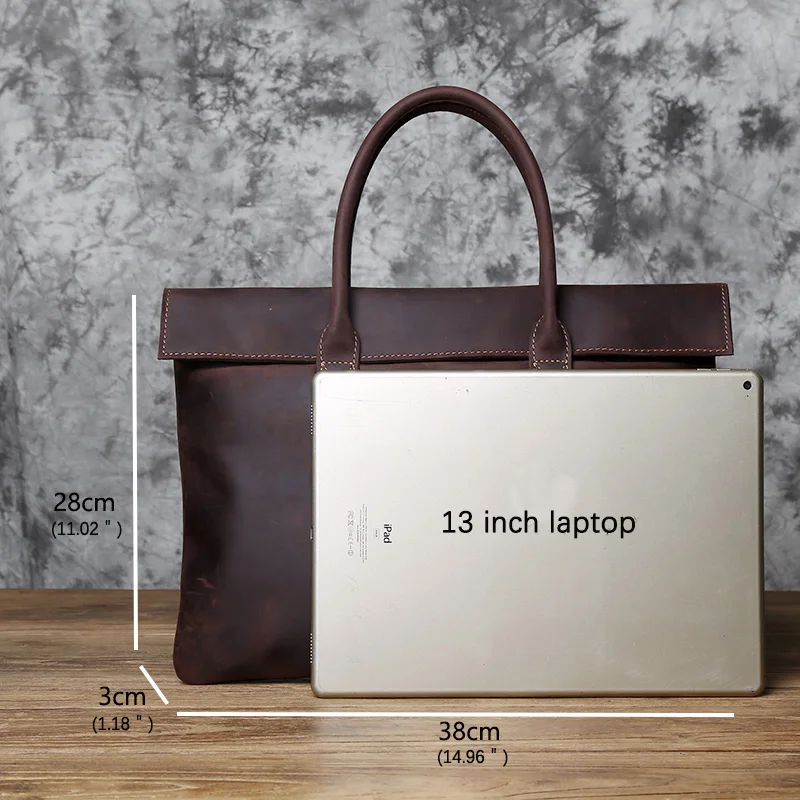 Skórzana torba biznesowa na laptopa