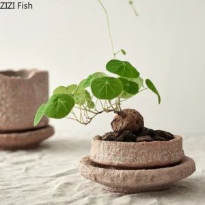 Ceramiczny wazon dekoracyjny zielony