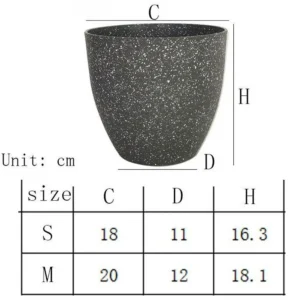 Doniczka dekoracyjna ogrodowa ceramiczna