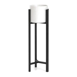 Stojak na kwiaty złoty, metalowy - width 20x Height 90