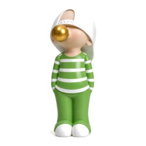 Figurka dzieci z bańkami mydlanymi - green B-200006155
