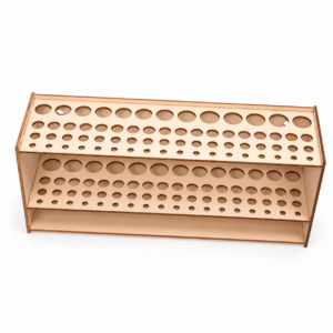Drewniany organizer na 67 pędzli i przybory 25 cm