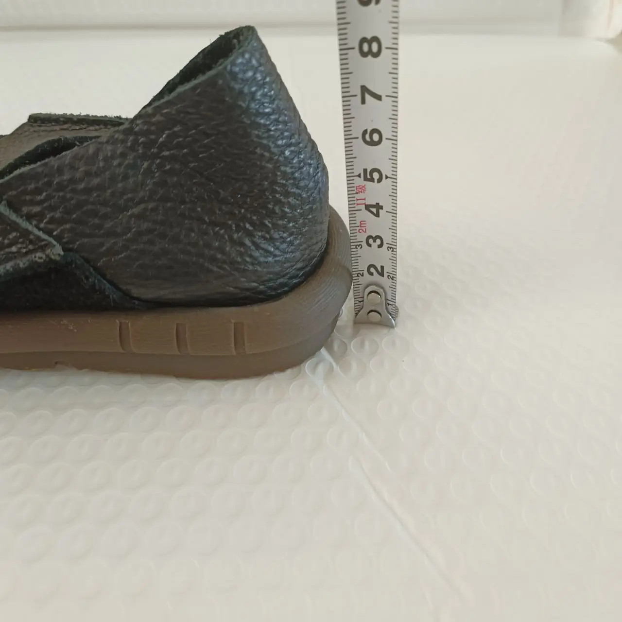 Koznoy 2cm Sandały Ethnic Sewing Natural Genuine Leather Summer Soft Soled Comfy Women Slip on Oxford Loafer Flats Slipper Shoes