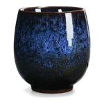 Czarka ceramiczna do herbaty 110 ml, szkliwo zmieniane w piecu - zdjęcie główne