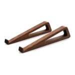 Drewniana podstawka pod laptopa, 2 wsporniki 26 cm, kąt 12 stopni - zdjęcie główne