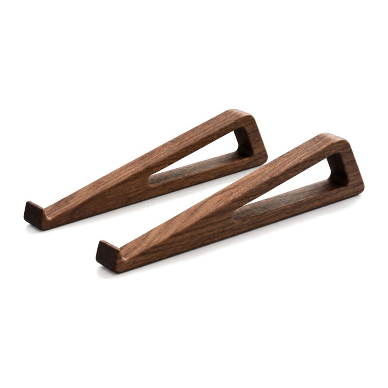 Drewniana podstawka pod laptopa, 2 wsporniki 26 cm, kąt 12 stopni - zdjęcie główne
