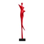 Figura abstrakcyjna kobiety na podstawie 92-130 cm, dekoracja podłogowa - zdjęcie główne
