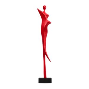 Figura abstrakcyjna kobiety na podstawie 92-130 cm, dekoracja podłogowa - zdjęcie główne