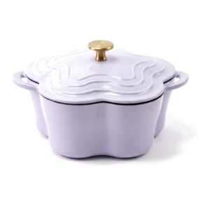 Garnek żeliwny emaliowany w kształcie serca lub kwiatu 11-22 cm - widok produktu