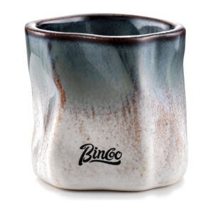 Kubek ceramiczny Bincoo 180 ml bez ucha, nieregularny kształt, do kawy - zdjęcie główne