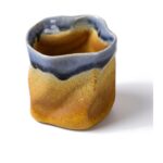 Kubek ceramiczny nieregularny bez ucha 280 ml, styl japoński, rustykalny - zdjęcie główne