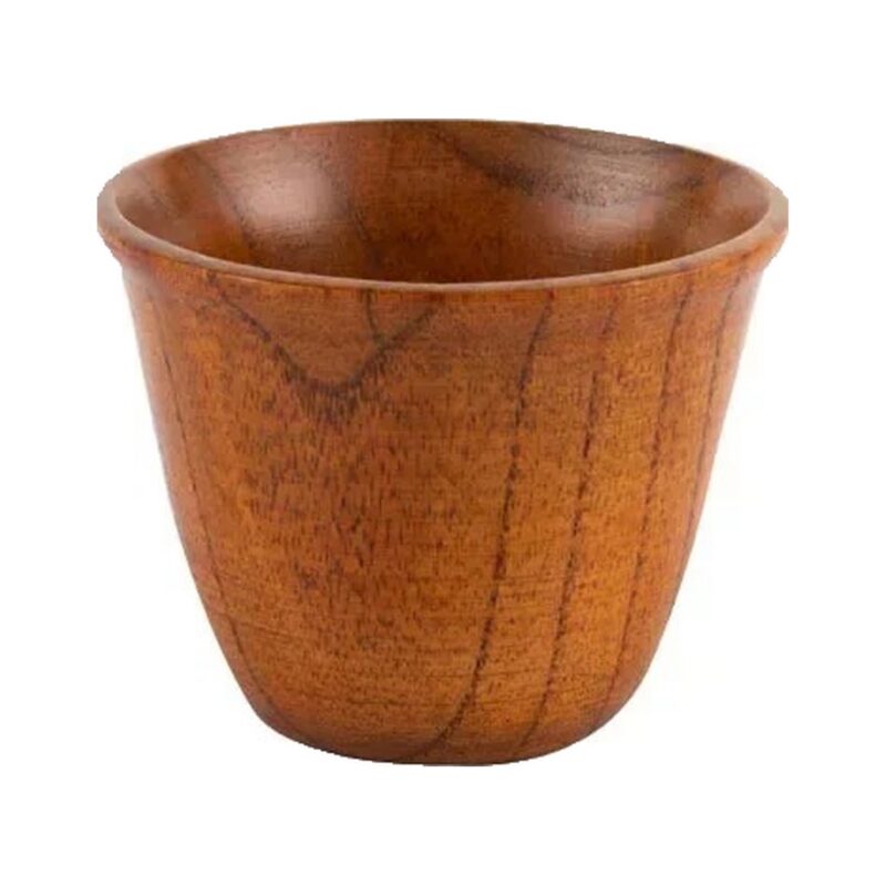 Kubek drewniany w stylu japońskim, 16 kształtów, czarki i kubki 50-280 ml - wariant kubek rozszerzany 70 ml