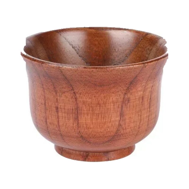 Kubek drewniany w stylu japońskim, 16 kształtów, czarki i kubki 50-280 ml - wariant czarka miseczka 95 ml