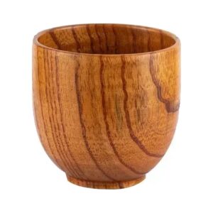 Kubek drewniany w stylu japońskim, 16 kształtów, czarki i kubki 50-280 ml - wariant czarka 140 ml