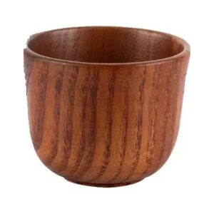 Kubek drewniany w stylu japońskim, 16 kształtów, czarki i kubki 50-280 ml - wariant czarka 60 ml