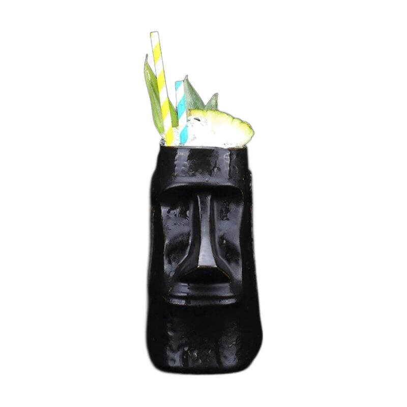Kubek tiki ceramiczny do koktajli, wiele wzorów, 250-770 ml - wariant wzór B1, 700 ml
