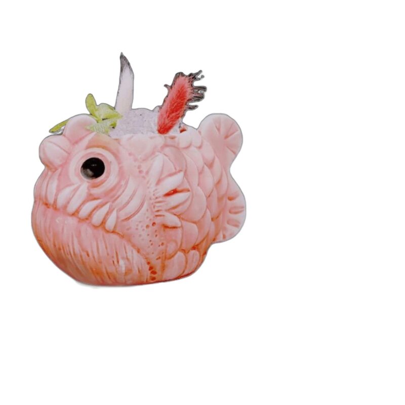 Kubek tiki ceramiczny do koktajli, wiele wzorów, 250-770 ml - wariant wzór S, 660 ml
