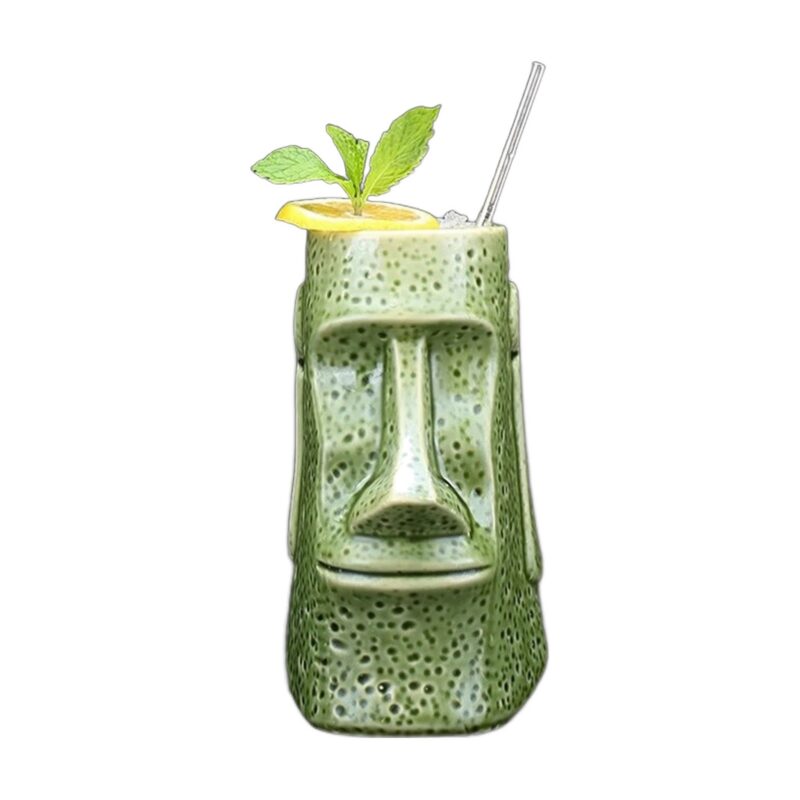 Kubek tiki ceramiczny do koktajli, wiele wzorów, 250-770 ml - wariant wzór B2, 700 ml