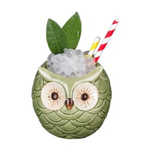 Kubek tiki ceramiczny do koktajli, wiele wzorów, 250-770 ml - wariant wzór P, 500 ml