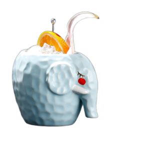 Kubek tiki ceramiczny do koktajli, wiele wzorów, 250-770 ml - wariant wzór O, 480 ml