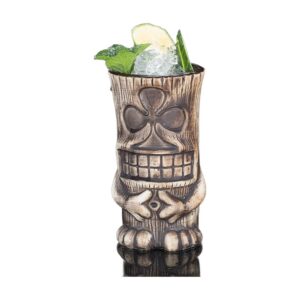 Kubek tiki ceramiczny do koktajli, wiele wzorów, 250-770 ml - wariant wzór AH, 450 ml