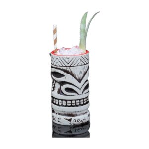 Kubek tiki ceramiczny do koktajli, wiele wzorów, 250-770 ml - wariant wzór AG, 570 ml