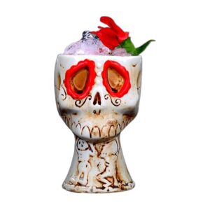 Kubek tiki ceramiczny do koktajli, wiele wzorów, 250-770 ml - wariant wzór AK, 480 ml