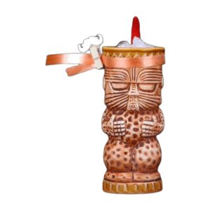 Kubek tiki ceramiczny do koktajli, wiele wzorów, 250-770 ml - wariant wzór AR, 320 ml