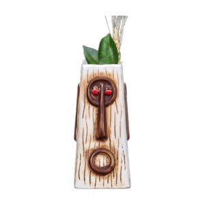 Kubek tiki ceramiczny do koktajli, wiele wzorów, 250-770 ml - wariant wzór AO, 650 ml