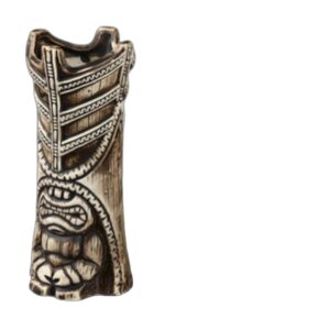 Kubek tiki ceramiczny do koktajli, wiele wzorów, 250-770 ml - wariant wzór AS, 375 ml